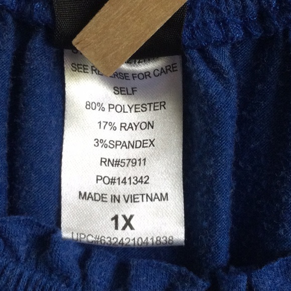 Wrapper Royal Blue Maxi Dress, size 1X - Picture 7 of 8